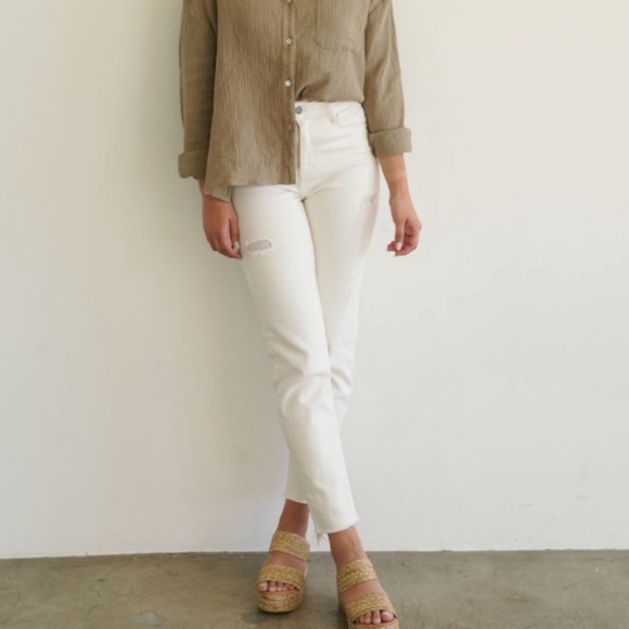 Carly Jean Los Angeles Denim - NWT CJLA Sea Salt Chrissy Jeans